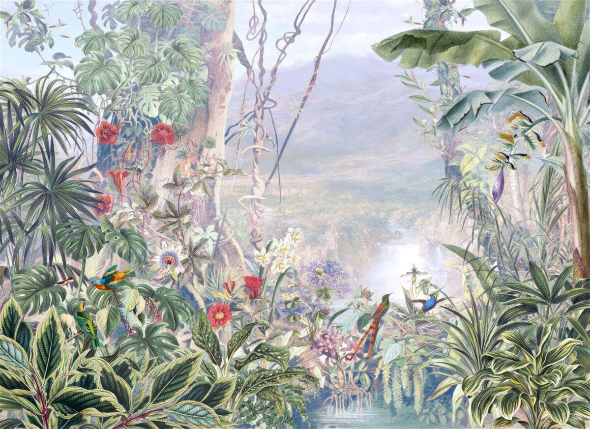 Fototapeten Malen der Bewohner von Dschungel