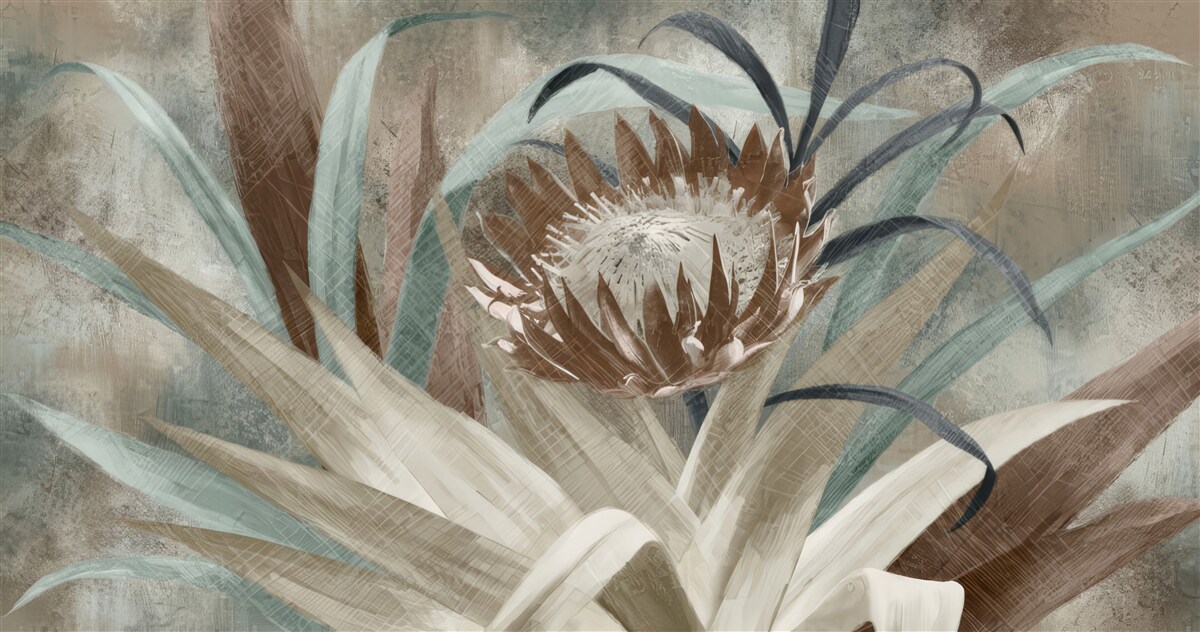 Fototapeten Eine große und ungewöhnliche Blume