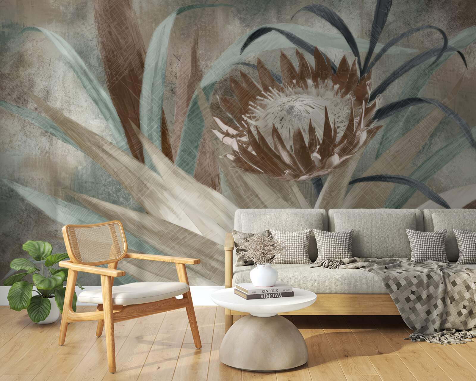Fototapeten Eine große und ungewöhnliche Blume