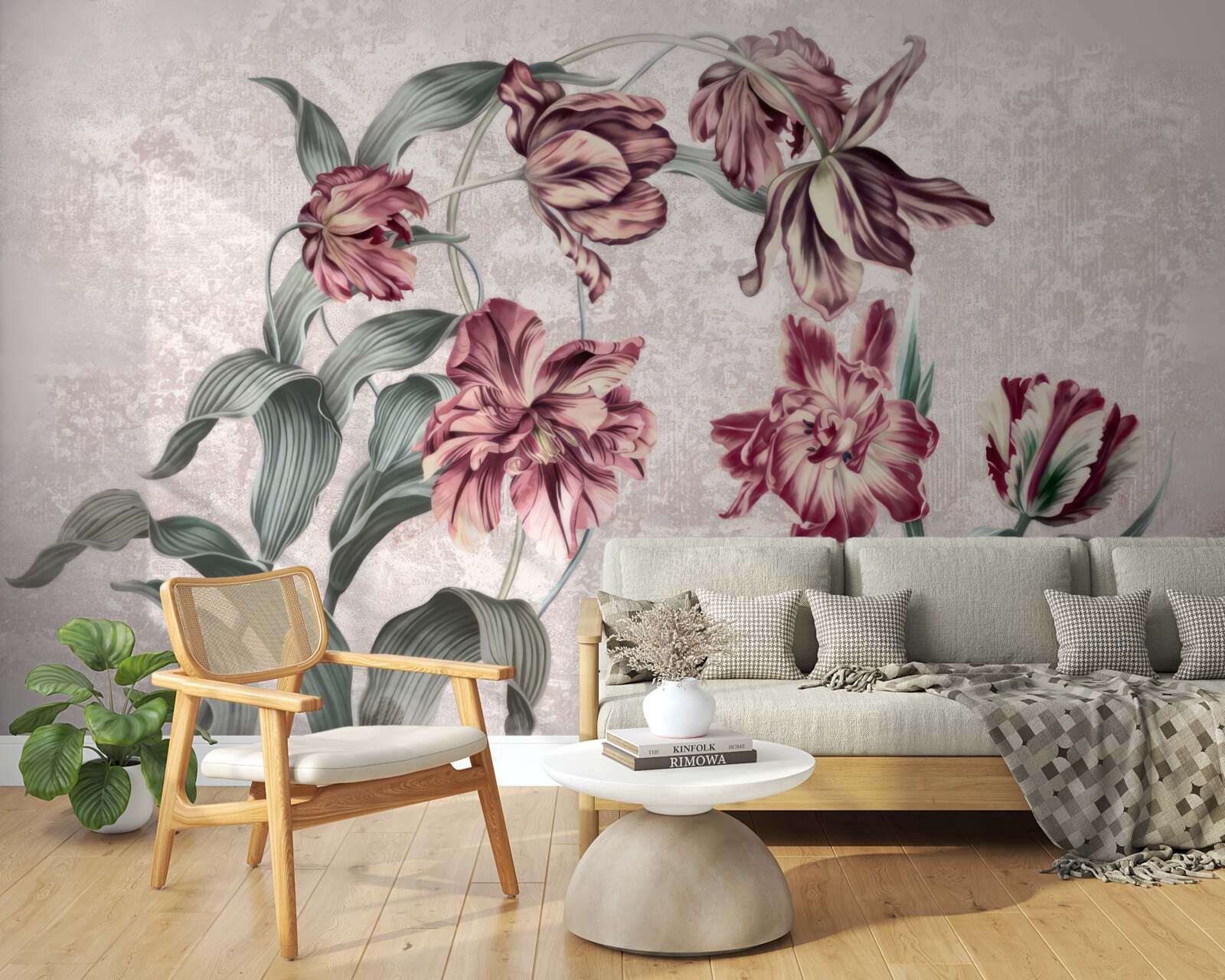 Fototapeten Blumen, die noch nicht aufgewacht sind