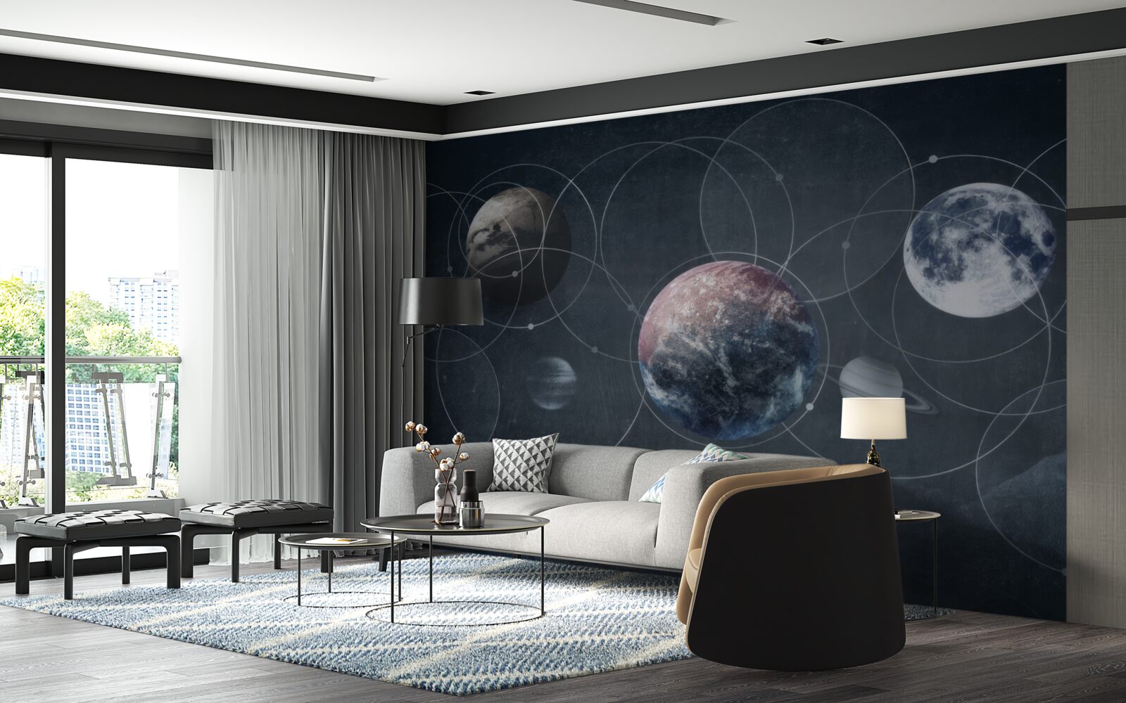 Fototapeten Planeten im Sonnensystem enthalten