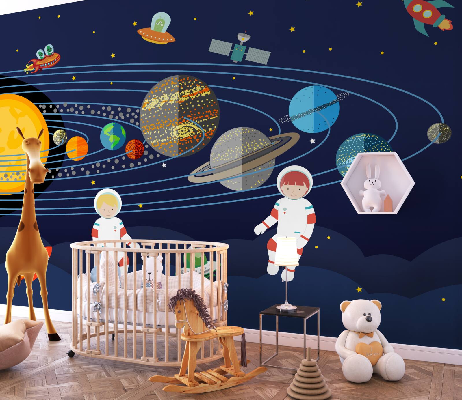 Fototapeten Menschlichkeit und andere Bewohner des Universums