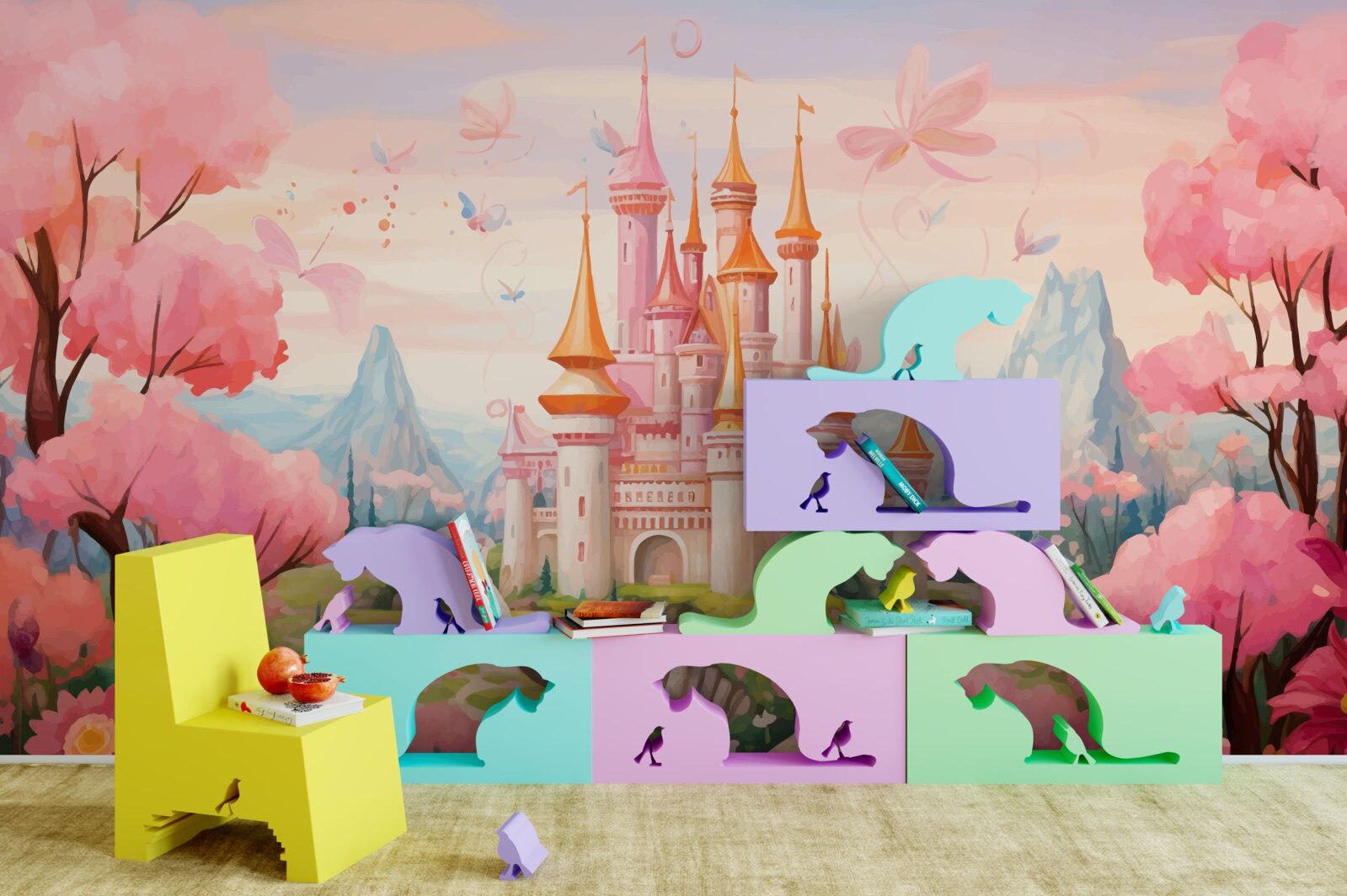 Fototapeten Disney Märchenschloss