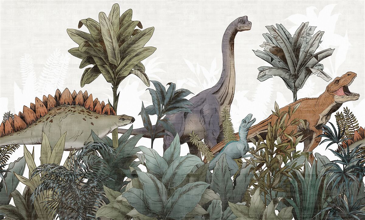 Fototapeten Riesige historische Dinosaurier