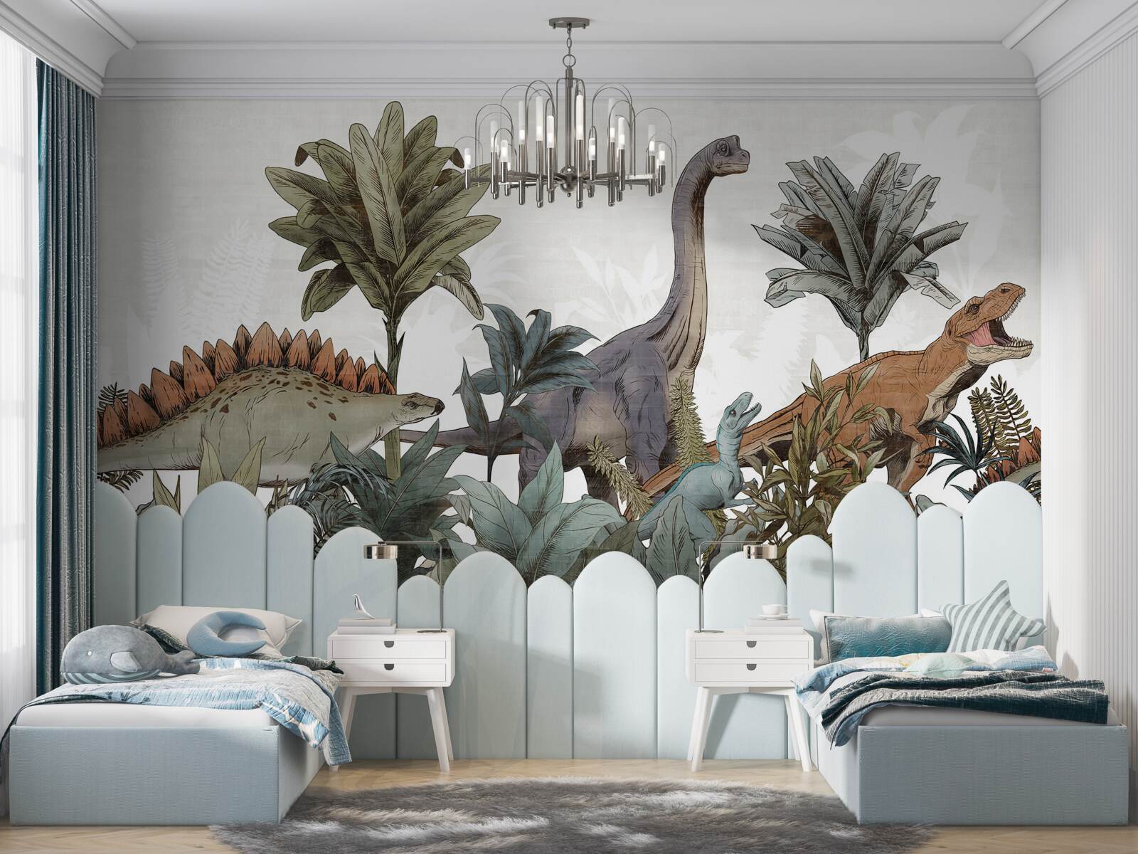 Fototapeten Riesige historische Dinosaurier