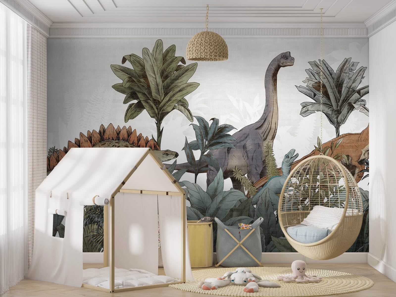 Fototapeten Riesige historische Dinosaurier