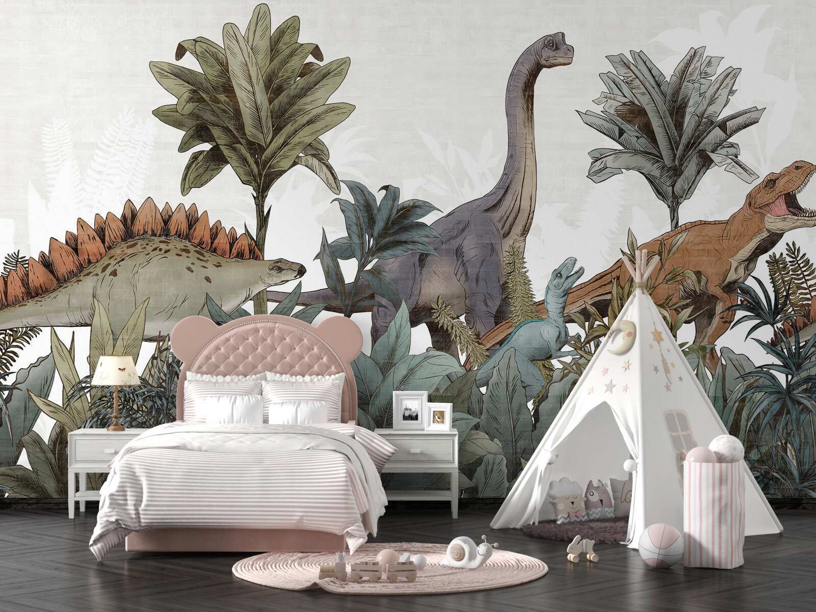 Fototapeten Riesige historische Dinosaurier