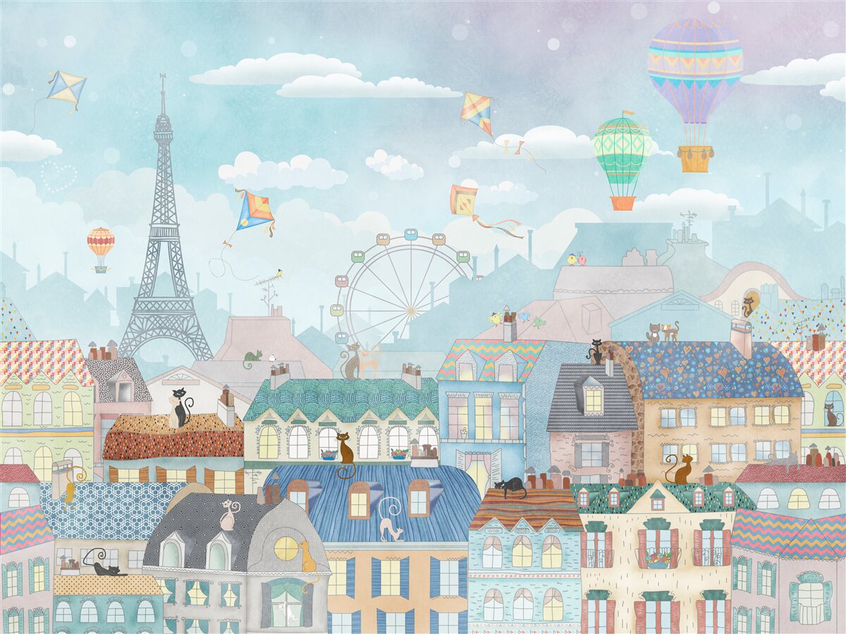 Fototapeten Schöne magische Hauptstadt von Paris