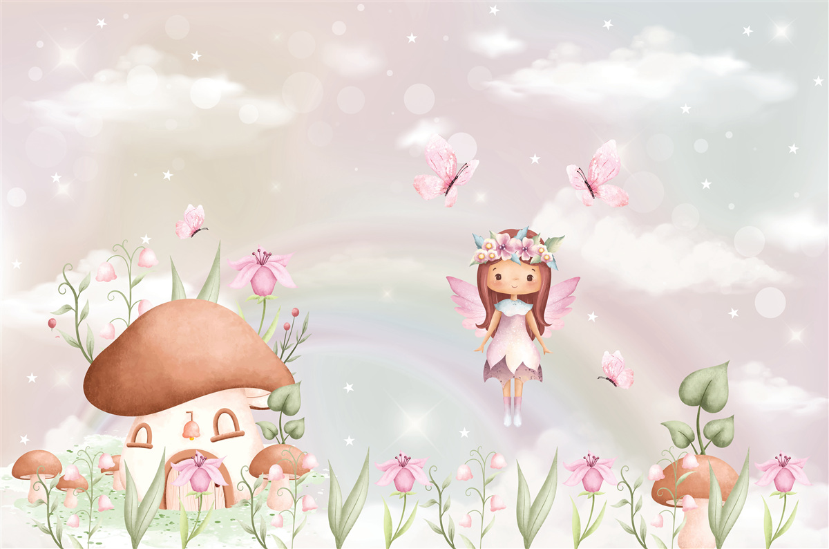 Fototapeten Forest House of Fairy