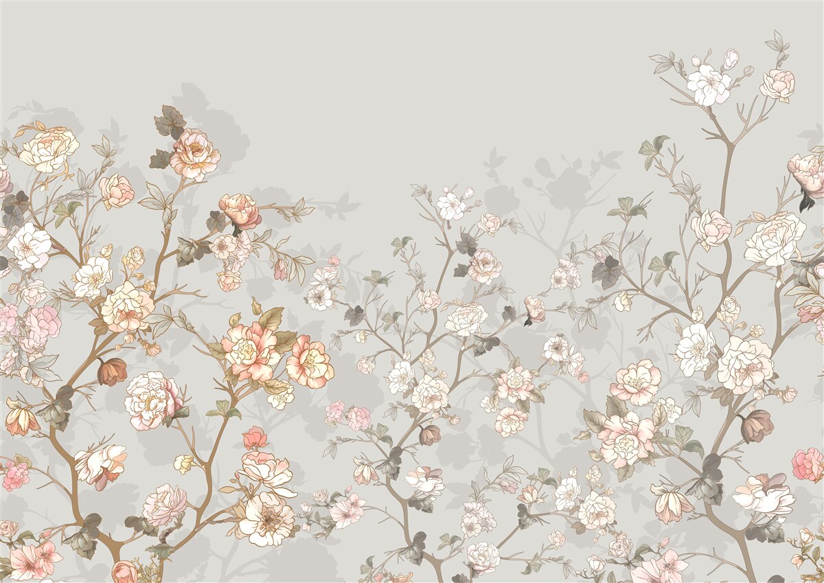 Fototapeten Eine blühende Sakura