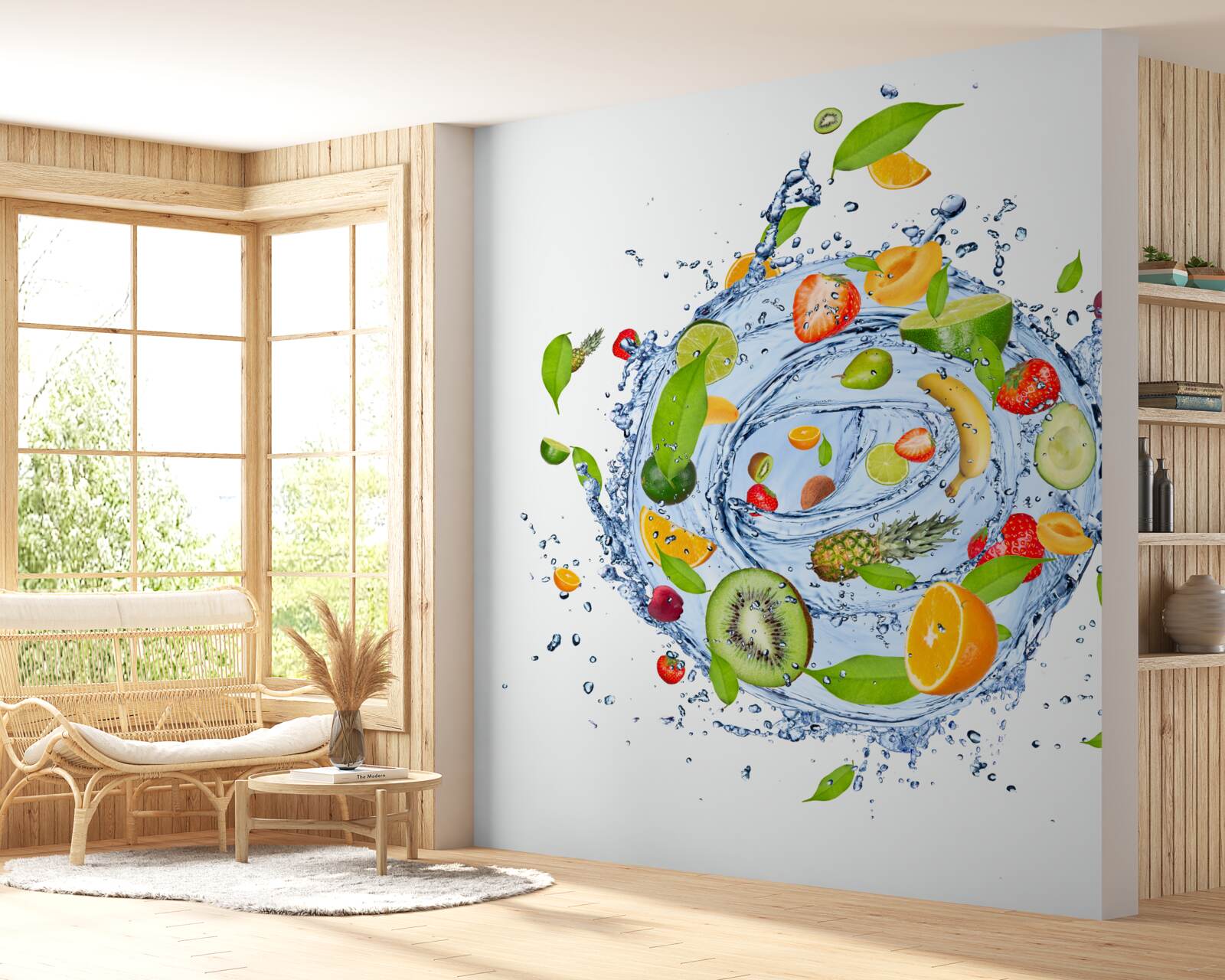 Fototapeten eine Mischung aus frischem Obst