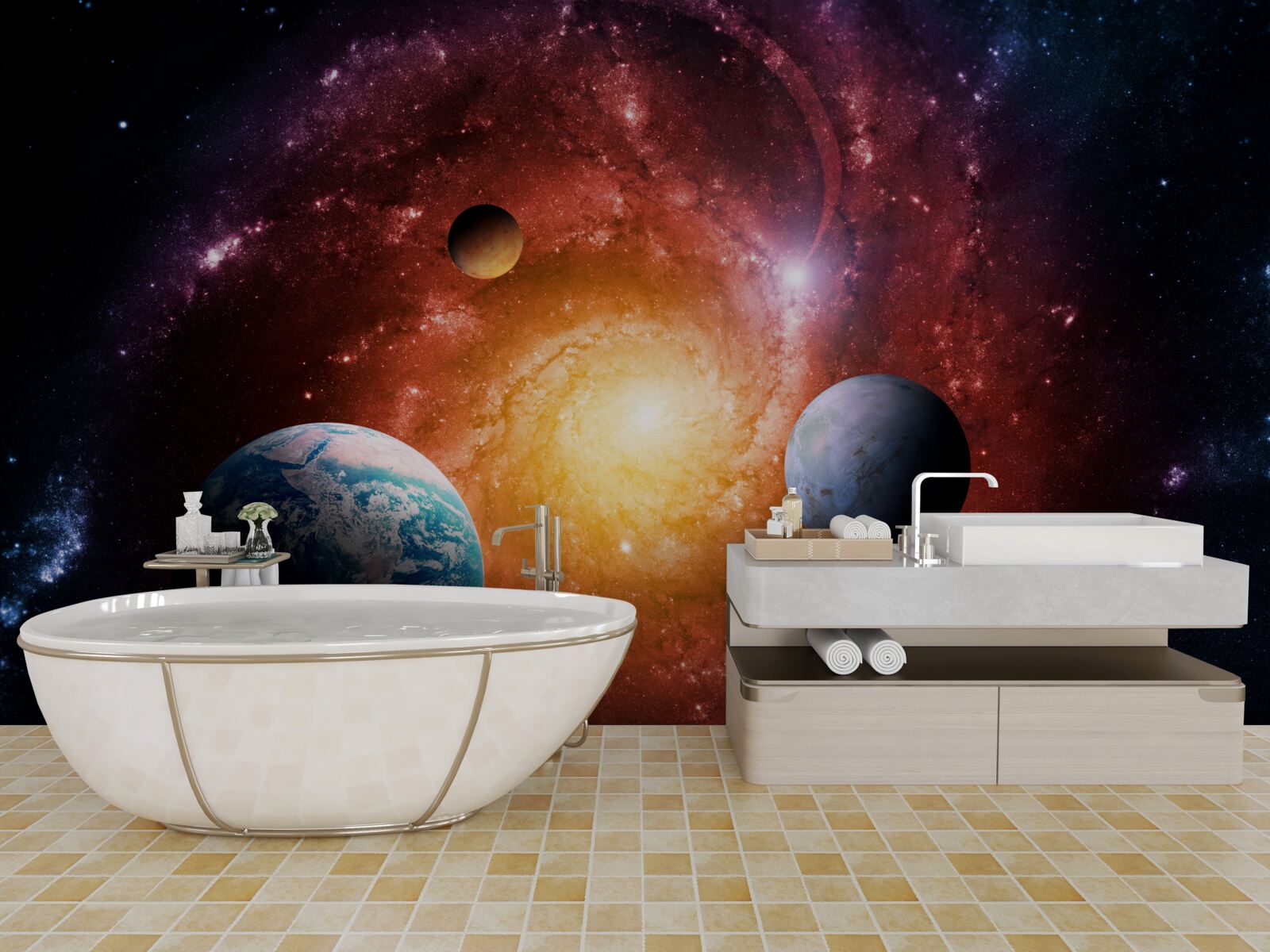 Fototapeten Unbegrenzte Räume des Universums