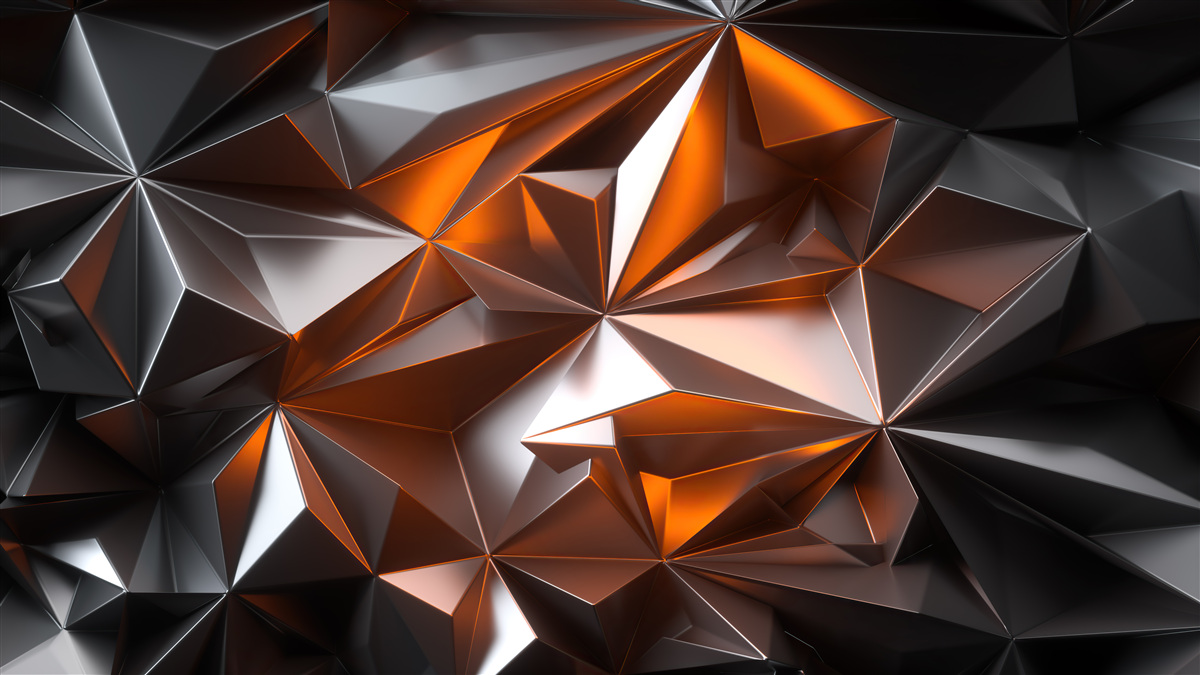 Fototapeten Yantry -Geometrie auf einem dunklen Hintergrund