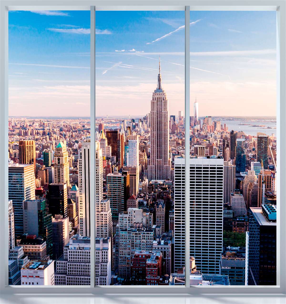 Fototapeten Blick auf die Metropole aus dem Fenster