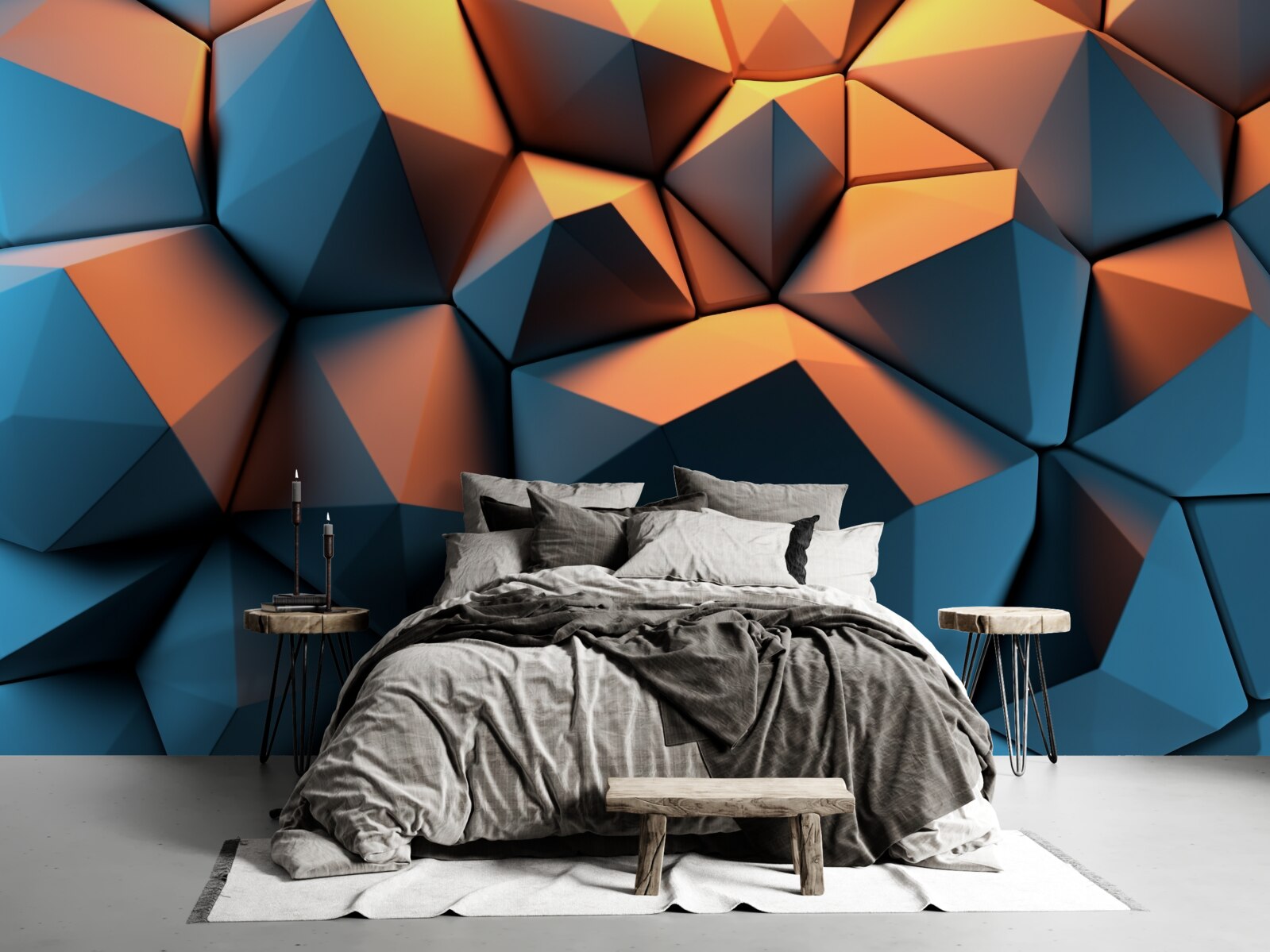 Fototapeten 3D -geometrische Formen