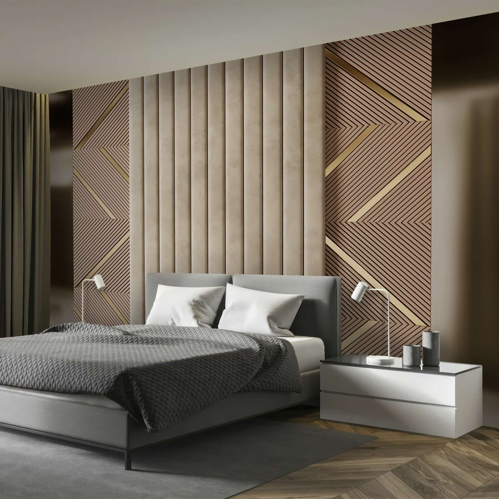 Fototapeten Geometrische Abstraktionen von Designs