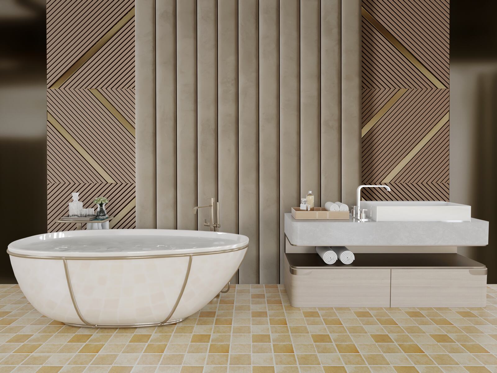 Fototapeten Geometrische Abstraktionen von Designs