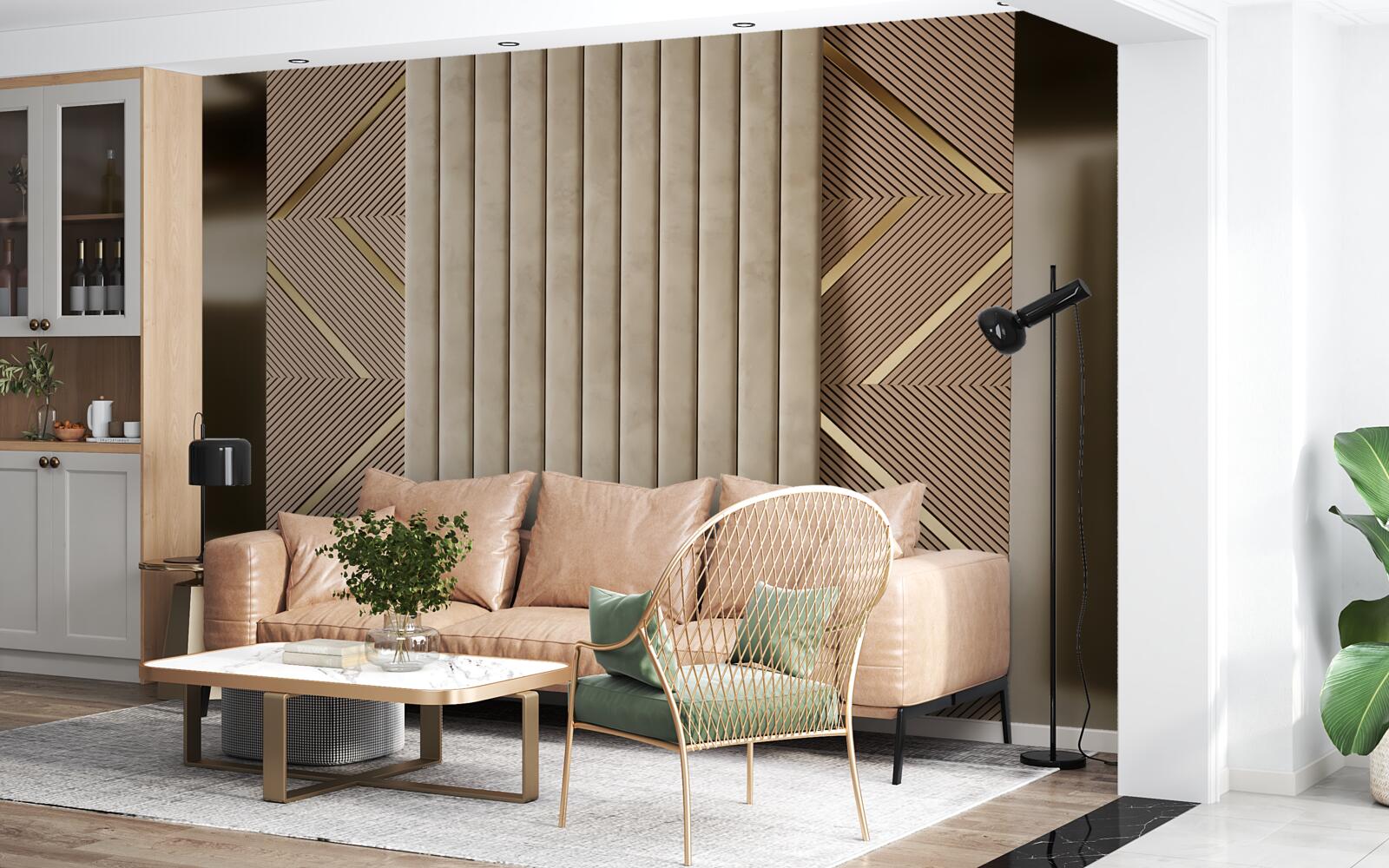 Fototapeten Geometrische Abstraktionen von Designs