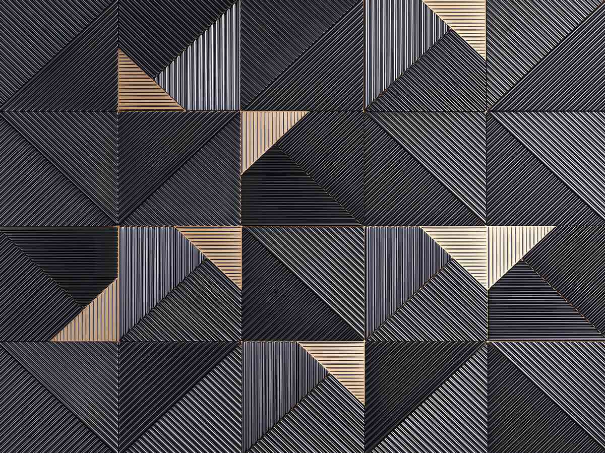 Fototapeten Glatte geometrische Abstraktionen