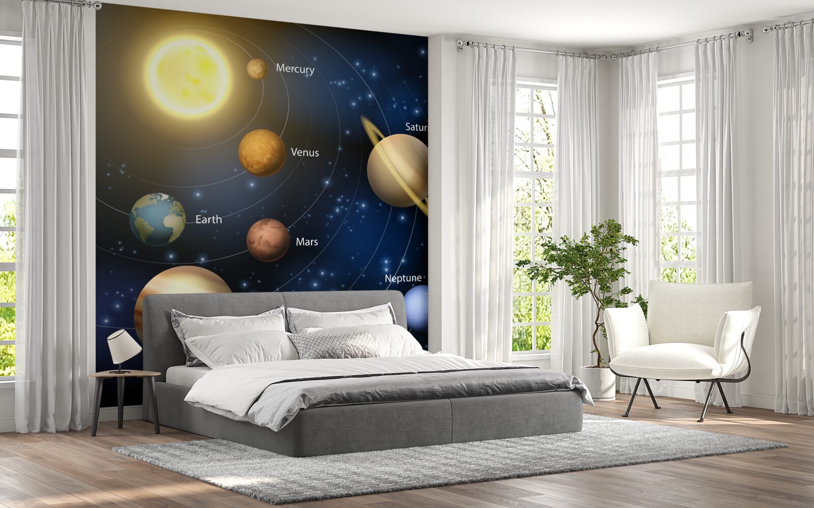 Fototapeten Universum, Himmelskörper und Sterne