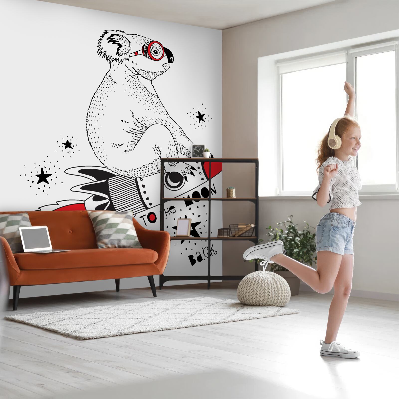 Fototapeten Koala -Rakete