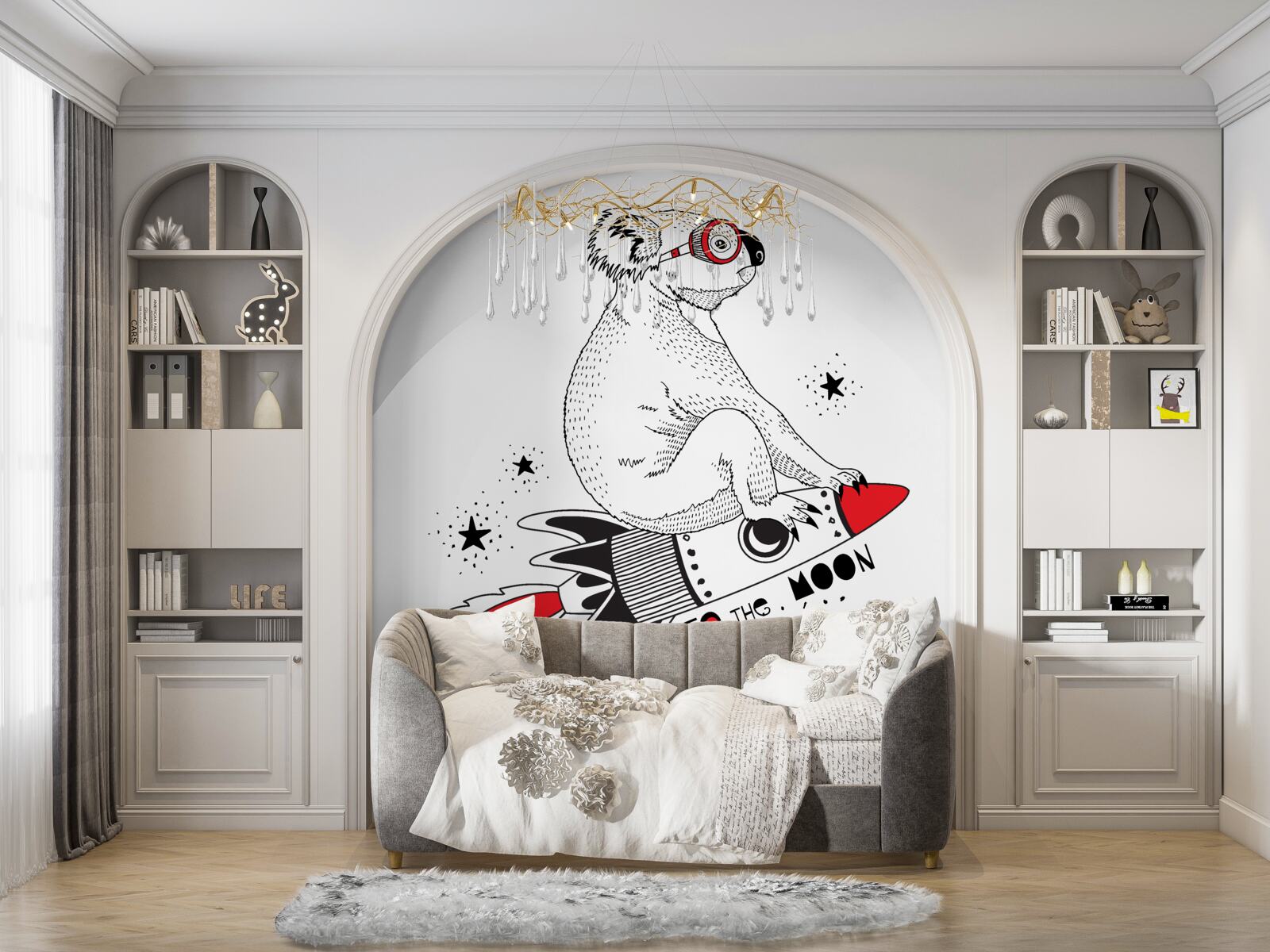 Fototapeten Koala -Rakete