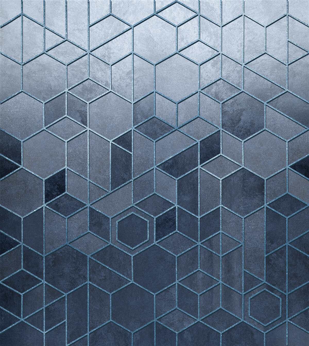 Fototapeten Geometrie exquisiter grauer Marmor