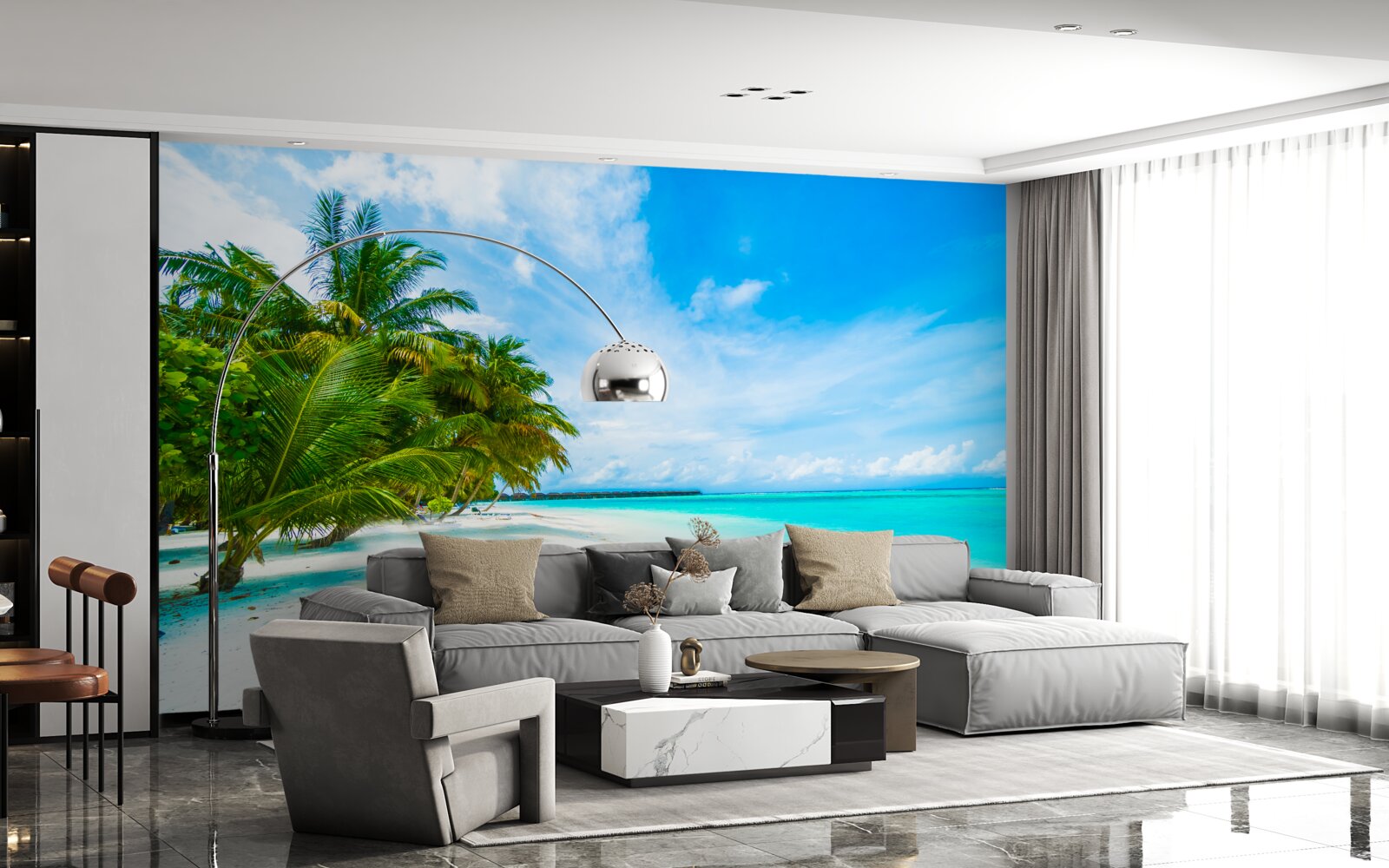 Fototapeten Azure Tropical Beach