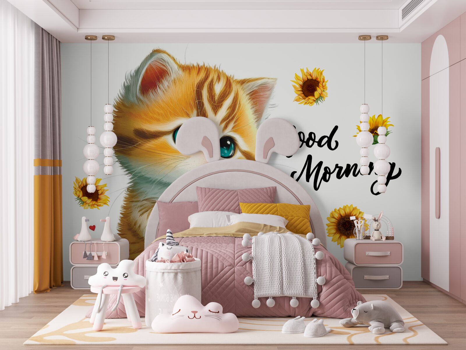 Fototapeten Eine Katze mit Wünschen