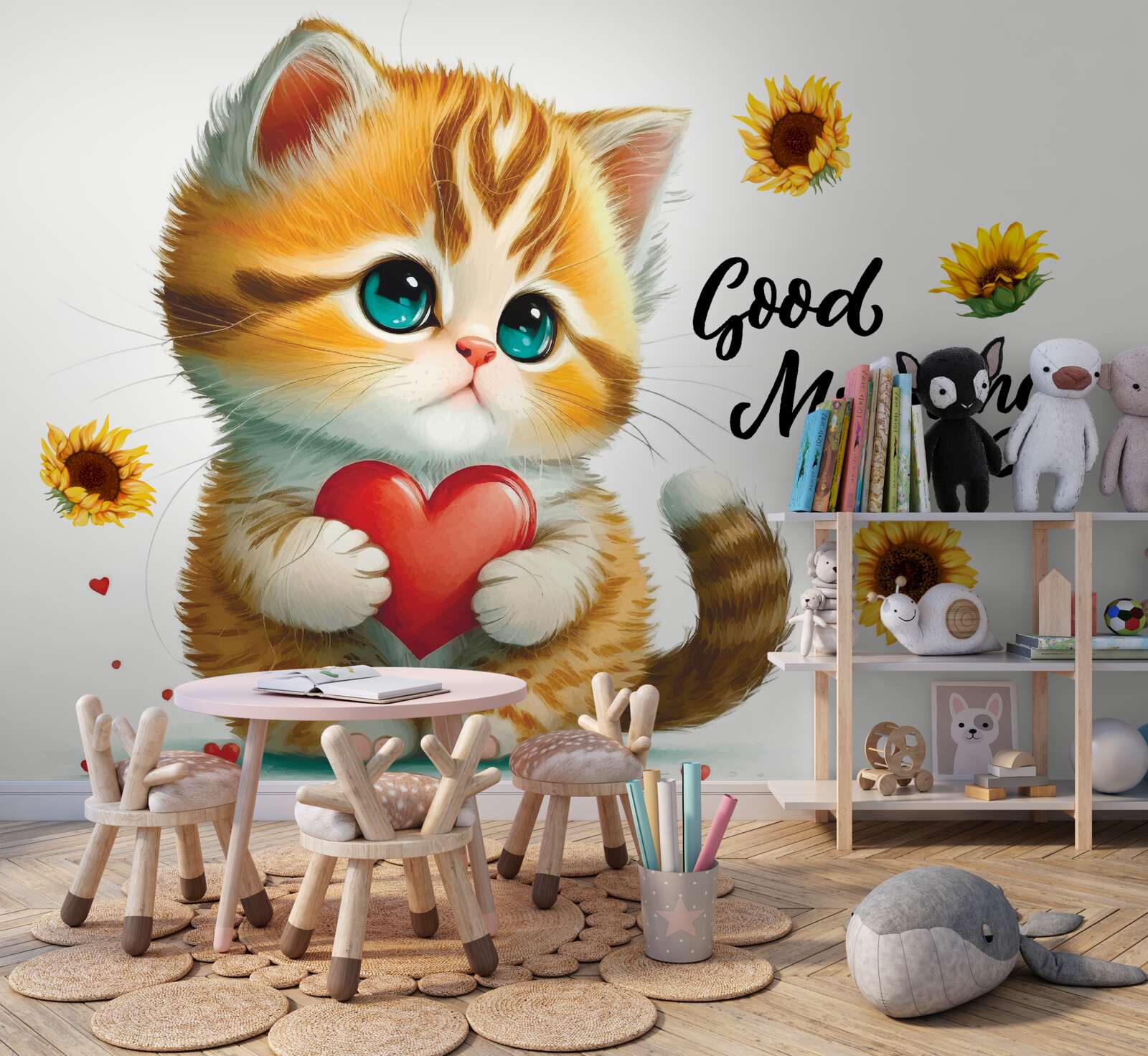 Fototapeten Eine Katze mit Wünschen