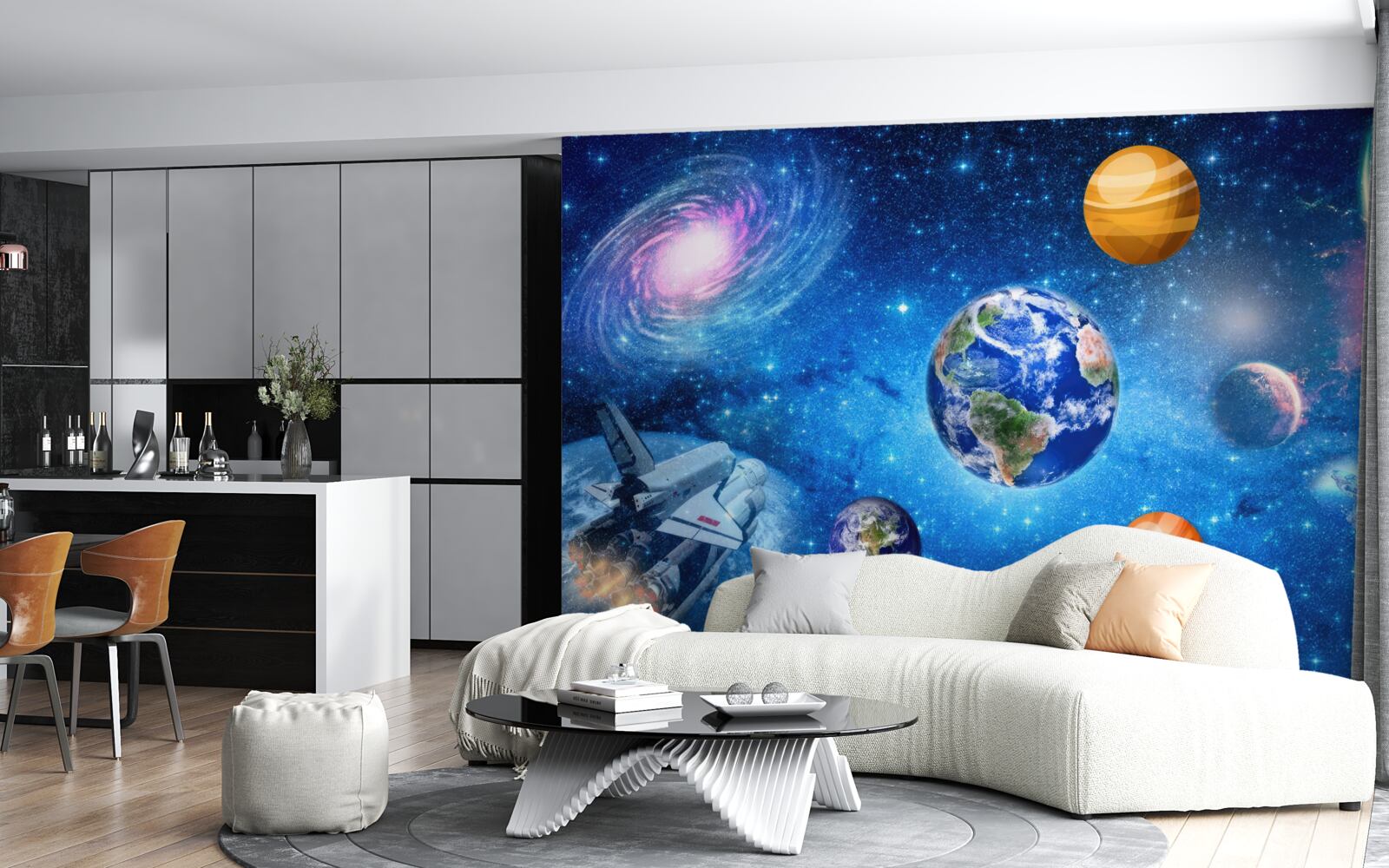 Fototapeten Planeten und ihr Raum