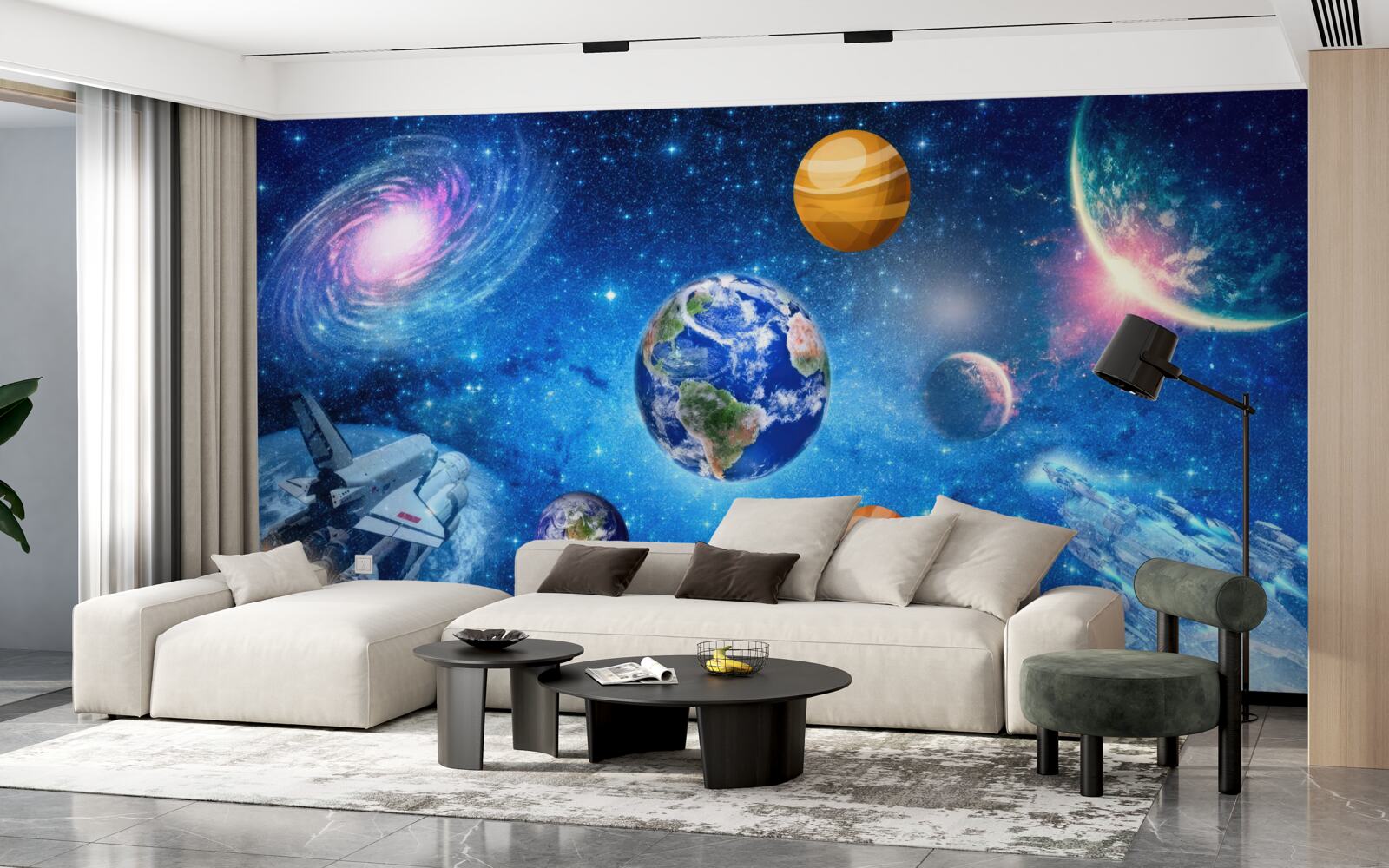 Fototapeten Planeten und ihr Raum