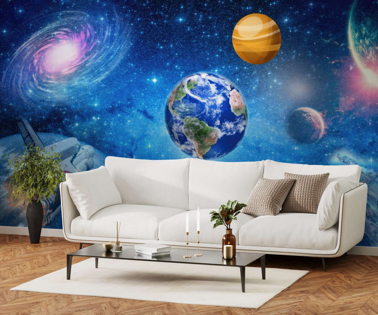 Fototapeten Planeten und ihr Raum