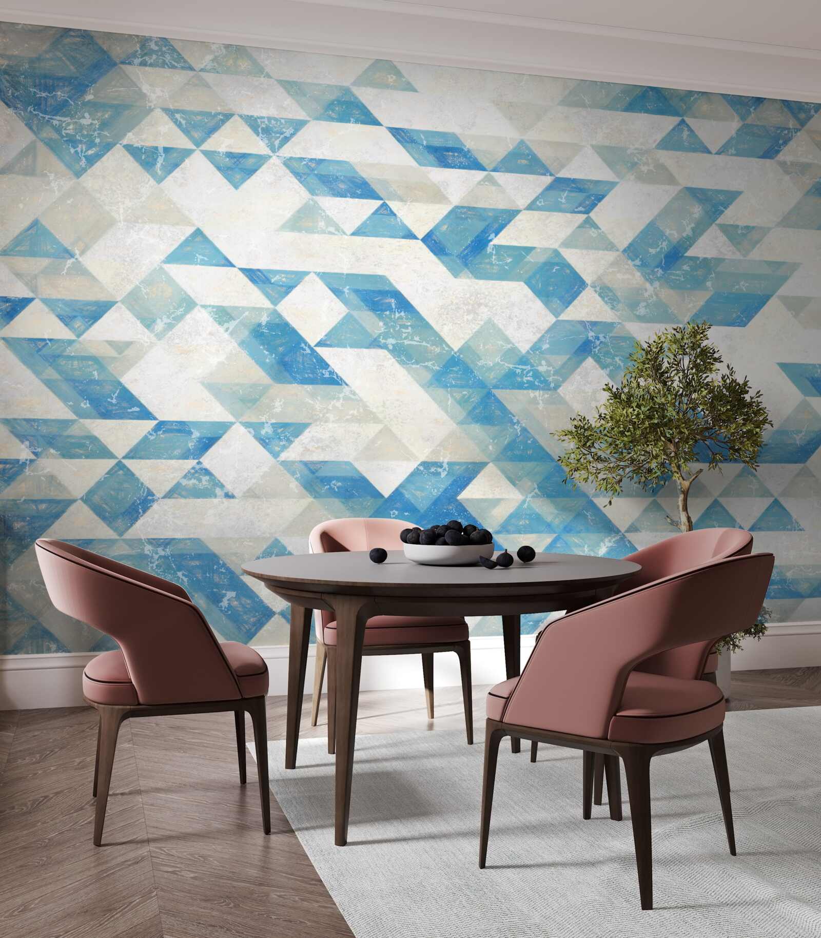 Fototapeten geometrische Formen der Abstraktion