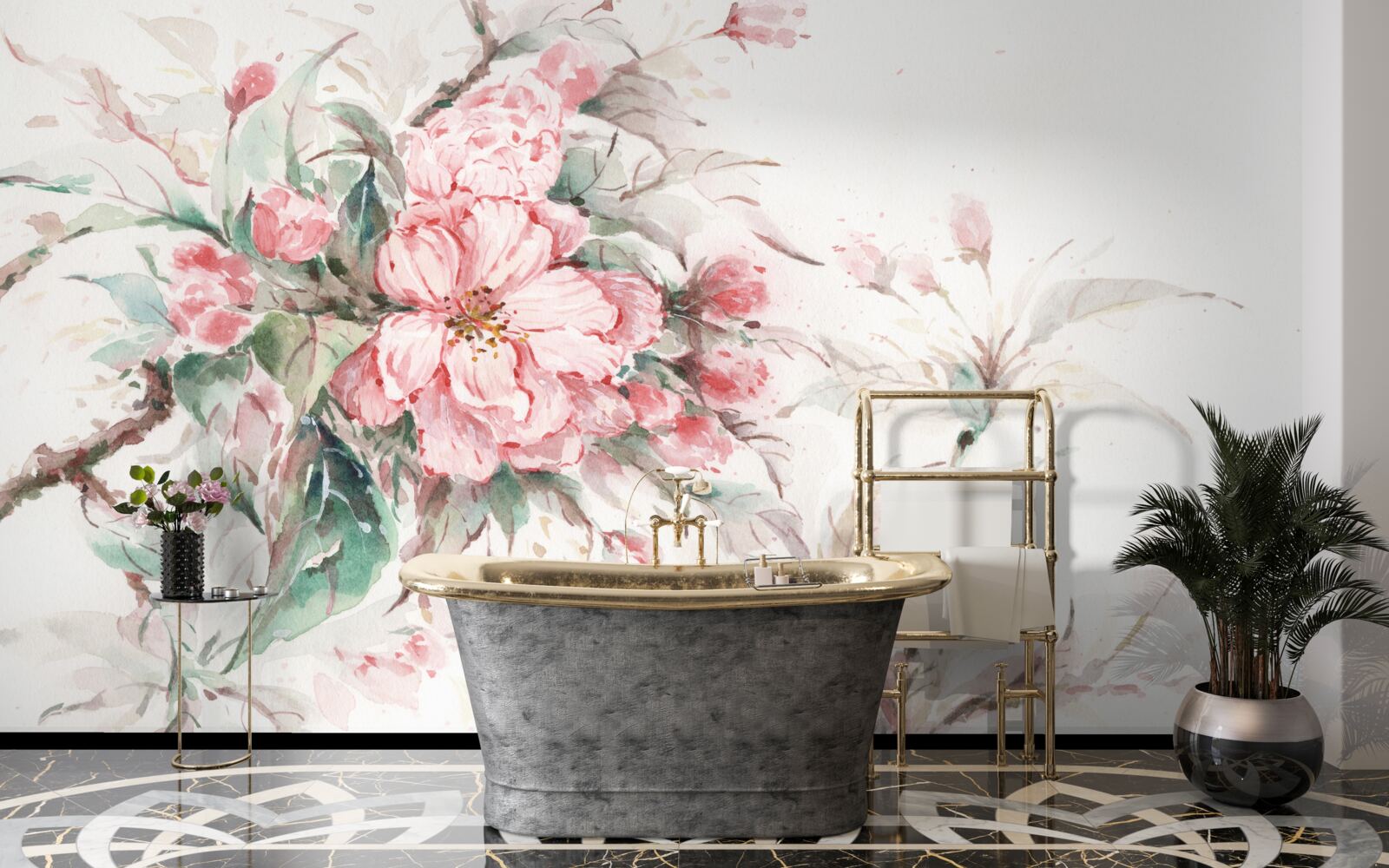 Fototapeten Leichter Zweig der Luxus -Sakura