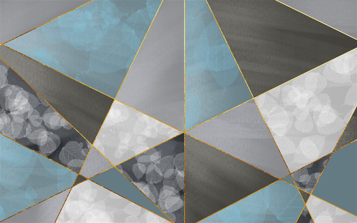 Fototapeten Ein einzigartiger Hintergrund mit geometrischen Motiven