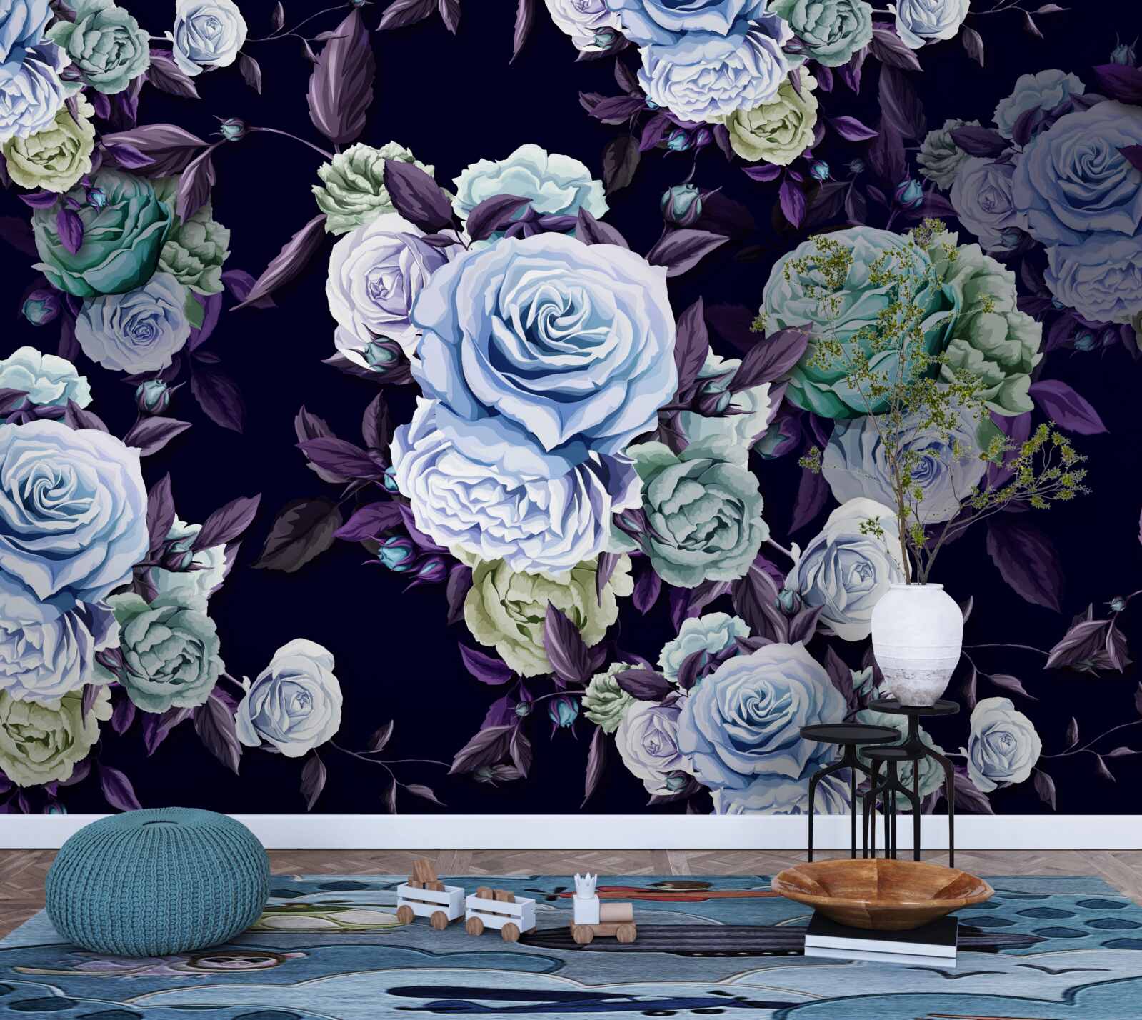 Fototapeten Sky Roses