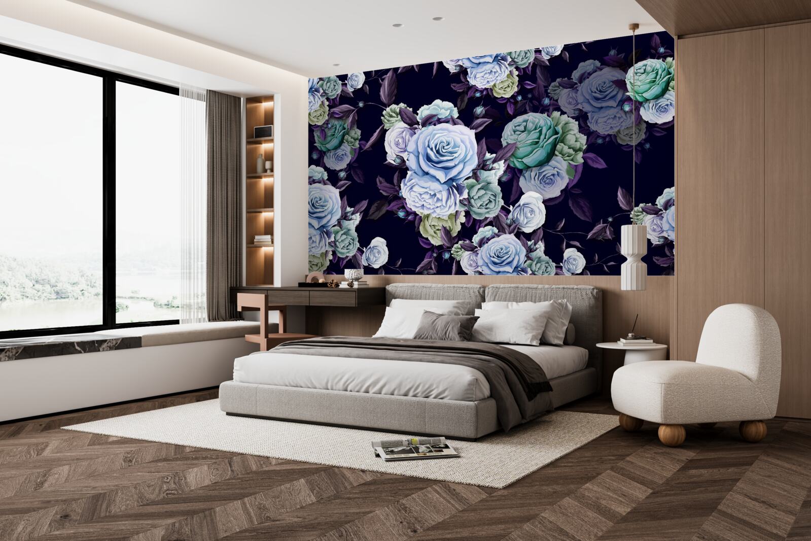 Fototapeten Sky Roses