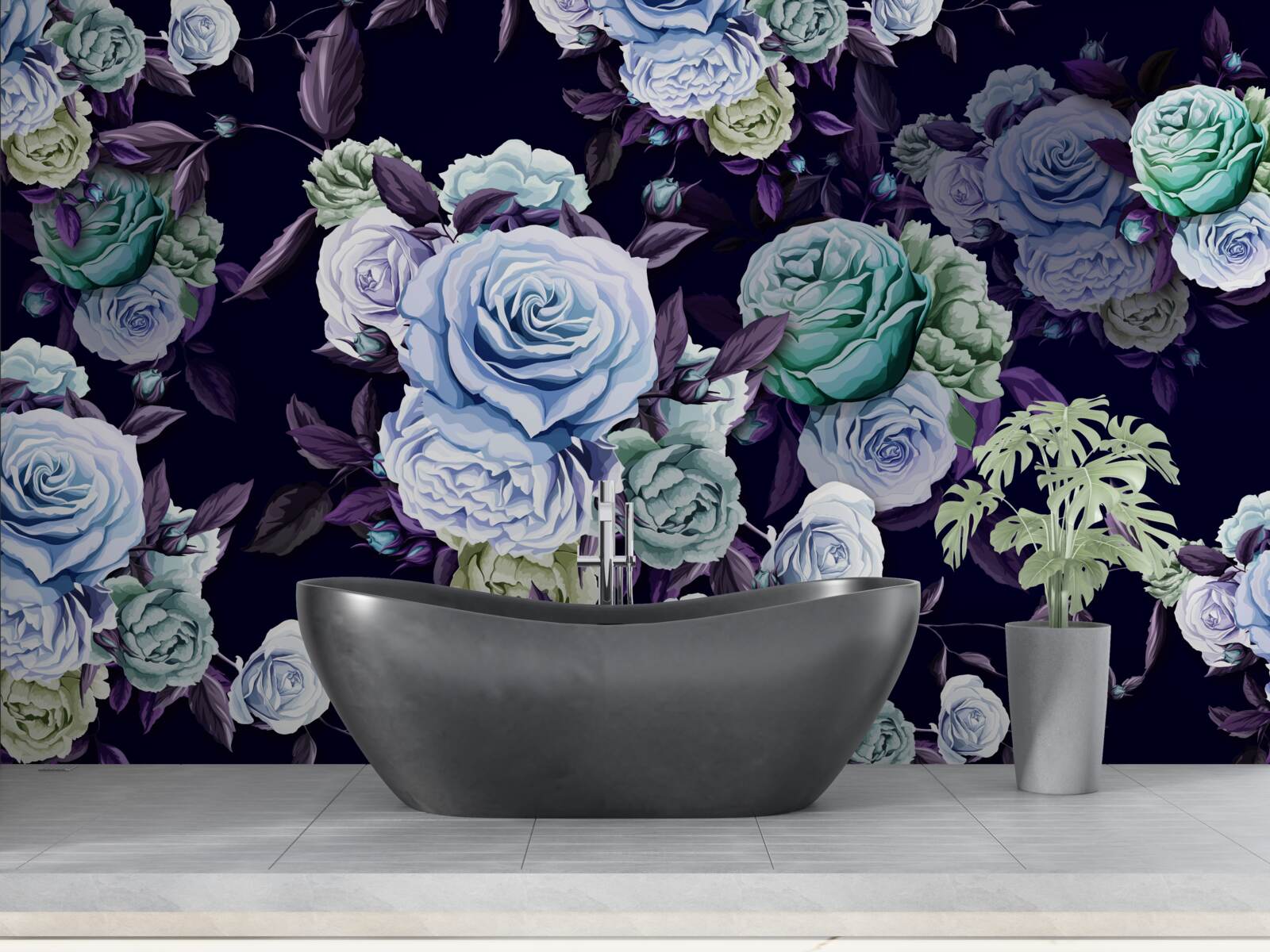 Fototapeten Sky Roses