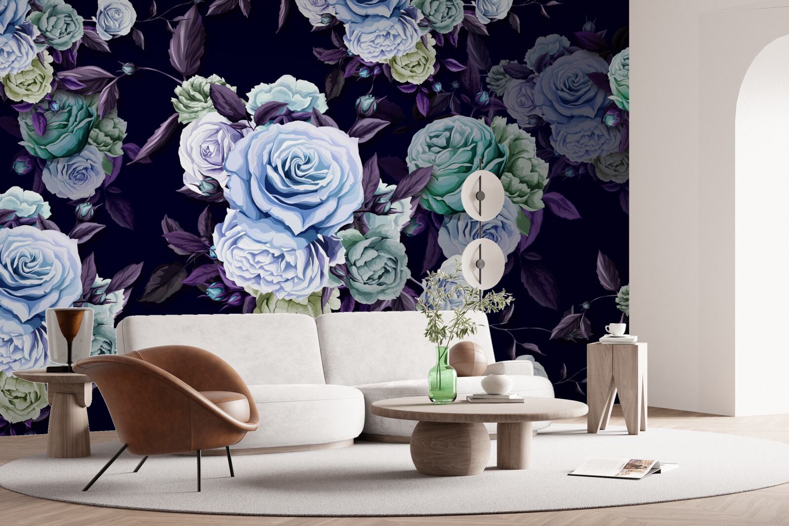 Fototapeten Sky Roses