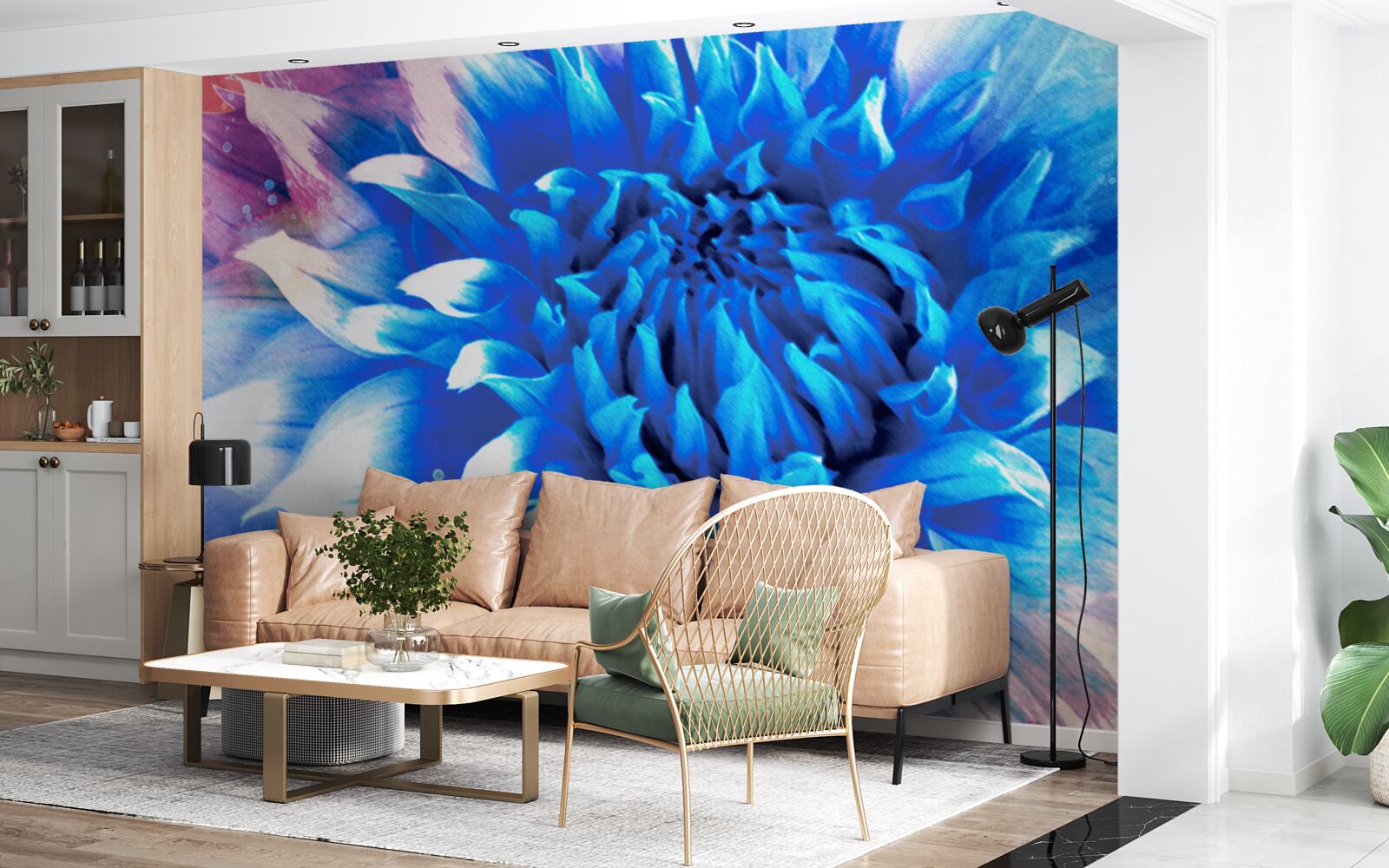 Fototapeten Blau wie Azure Aster