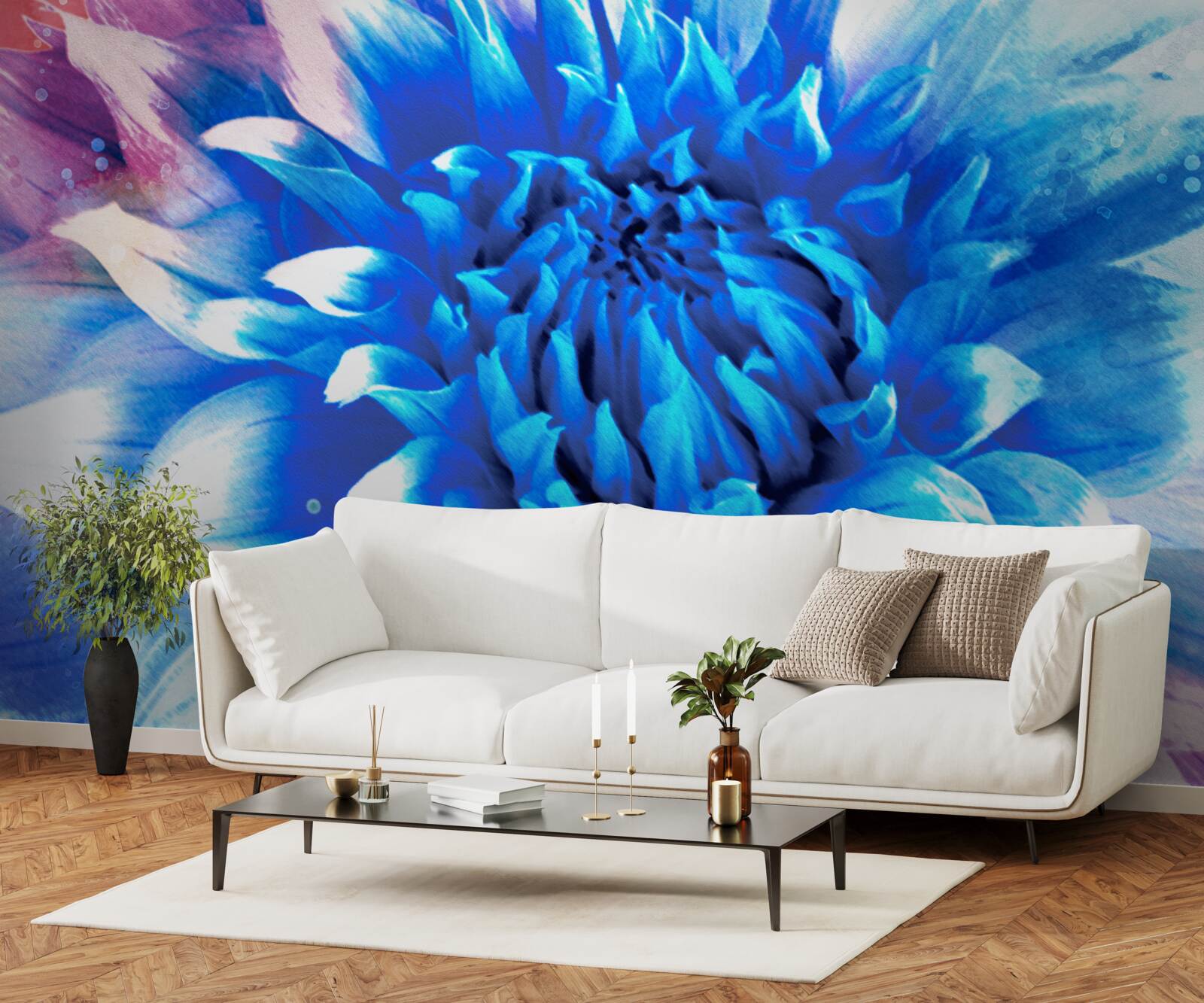 Fototapeten Blau wie Azure Aster