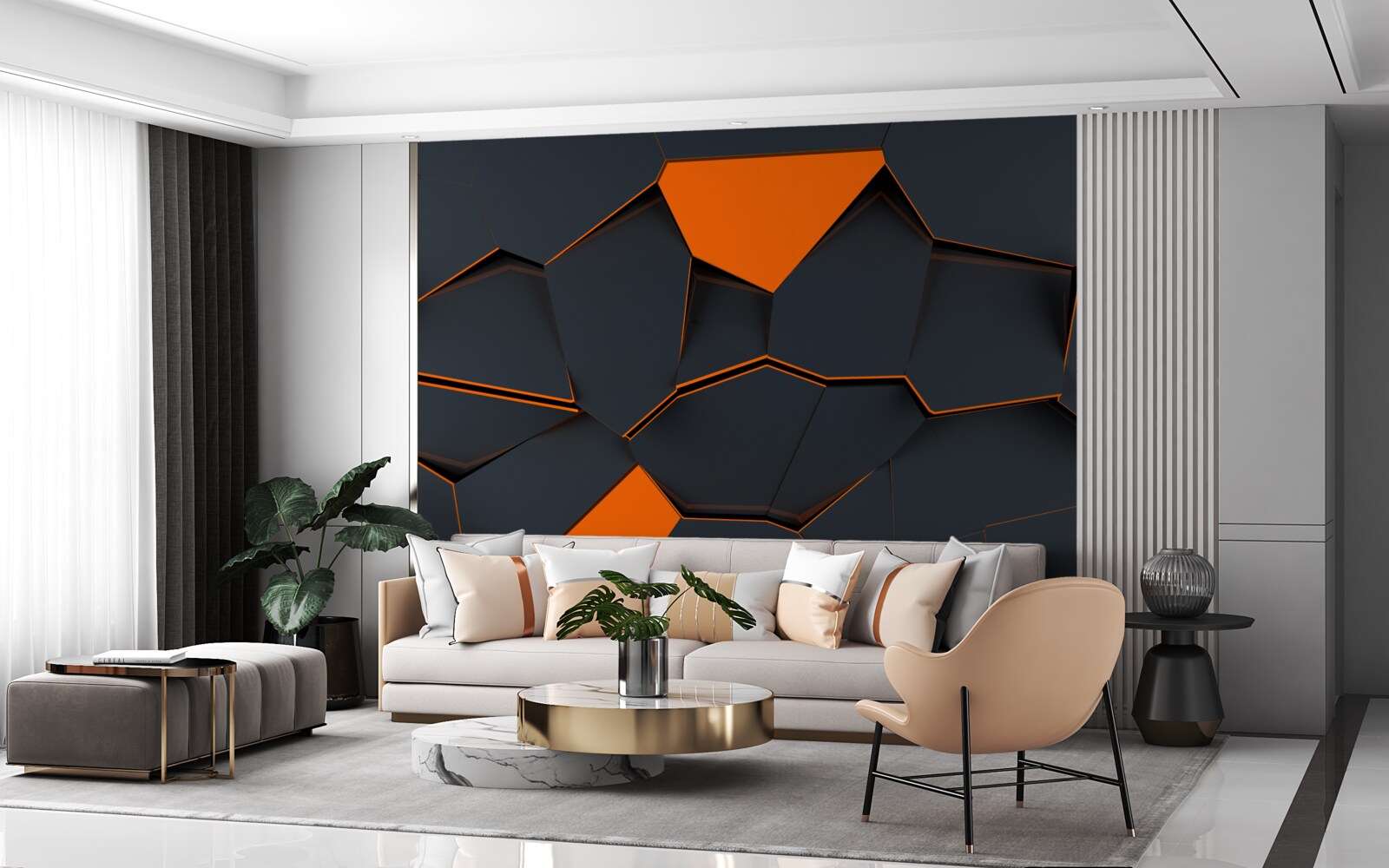 Fototapeten Ein abstrakter Hintergrund, der von einem Designer erstellt wurde