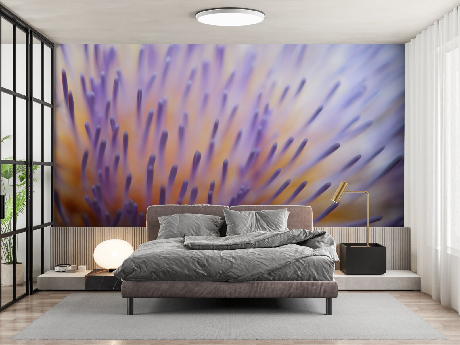 Fototapeten Liliowy Thistle aus Schottland